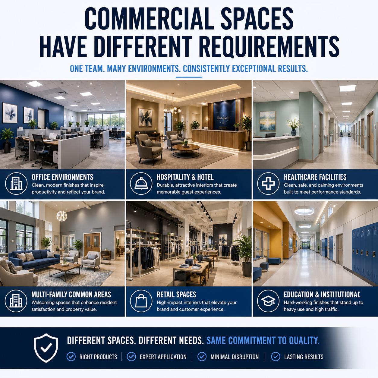 commercial-interior-spaces Construction Consultants, Attorneys, HOA Boards