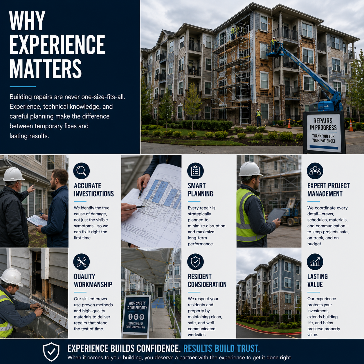 Construction Consultants, Attorneys, HOA Boards